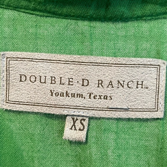 Double D Ranch 100% Cotton Gauze Sz XS Boho Embroidered Sleeveless Blouse - Picture 7 of 11